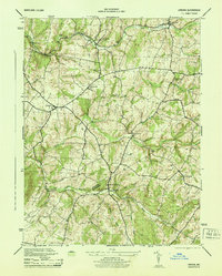 Download a high-resolution, GPS-compatible USGS topo map for Urbana, MD (1944 edition)