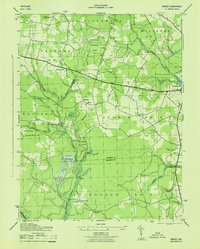 Download a high-resolution, GPS-compatible USGS topo map for Wango, MD (1943 edition)