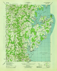 Download a high-resolution, GPS-compatible USGS topo map for West River, MD (1944 edition)