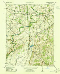 Download a high-resolution, GPS-compatible USGS topo map for Woodsboro, MD (1944 edition)