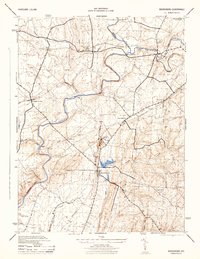 Download a high-resolution, GPS-compatible USGS topo map for Woodsboro, MD (1944 edition)