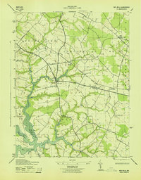 Download a high-resolution, GPS-compatible USGS topo map for Wye Mills, MD (1943 edition)