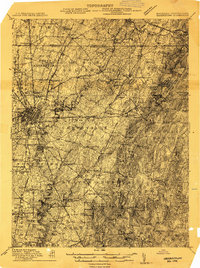 1909 Map of Hagerstown