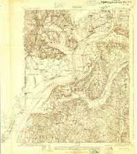 preview thumbnail of historical topo map of Indian Head, MD in 1923