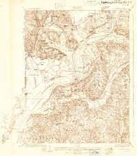 preview thumbnail of historical topo map of Indian Head, MD in 1923