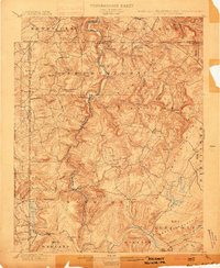 1900 Map of Accident
