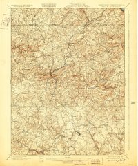 1901 Map of Belair, 1929 Print