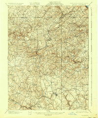 1901 Map of Belair, 1937 Print