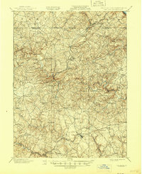 1901 Map of Belair, 1945 Print
