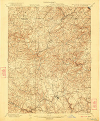 1901 Map of Belair, 1922 Print