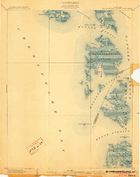 preview thumbnail of historical topo map of Dorchester County, MD in 1903