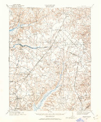 preview thumbnail of historical topo map of Brandywine, MD in 1911