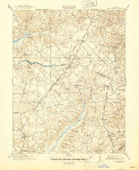 preview thumbnail of historical topo map of Brandywine, MD in 1913