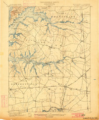 Download a high-resolution, GPS-compatible USGS topo map for Cecilton, MD (1900 edition)