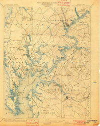 1901 Map of Chestertown, MD