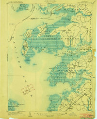 1903 Map of Deal Island