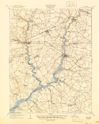 Download a high-resolution, GPS-compatible USGS topo map for Denton, MD (1945 edition)