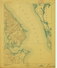 1892 Map of Drum Point