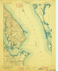 1901 Map of Drum Point