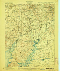 1900 Map of Elkton, 1906 Print