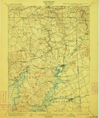 1900 Map of Elkton, 1912 Print
