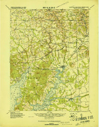 1917 Map of Elkton