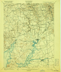 1900 Map of Elkton, 1918 Print