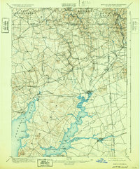 1900 Map of Elkton, 1932 Print