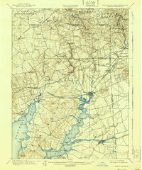 1900 Map of Elkton, 1939 Print