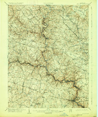 1906 Map of Ellicott, 1926 Print