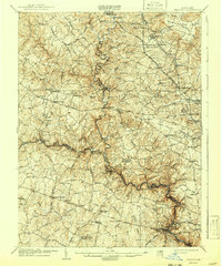 1906 Map of Ellicott, 1942 Print