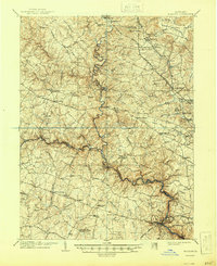 1906 Map of Ellicott, 1944 Print