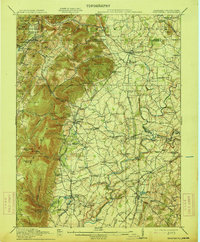 1911 Map of Emmitsburg, 1914 Print