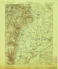 1911 Map of Emmitsburg, 1920 Print
