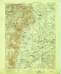 1911 Map of Emmitsburg, 1924 Print
