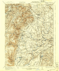 1911 Map of Emmitsburg, 1939 Print