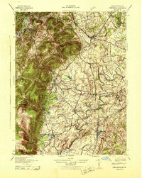 1943 Map of Emmitsburg