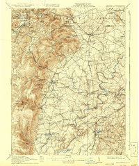 1911 Map of Emmitsburg, 1943 Print