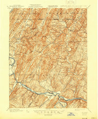 1900 Map of Flintstone, MD, 1944 Print
