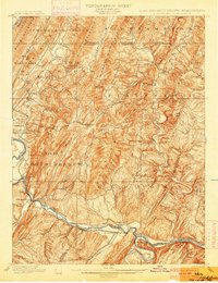 preview thumbnail of historical topo map of Flintstone, MD in 1900