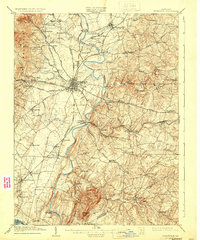 preview thumbnail of historical topo map of Frederick, MD in 1909