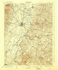 preview thumbnail of historical topo map of Frederick, MD in 1909
