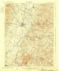 Download a high-resolution, GPS-compatible USGS topo map for Frederick, MD (1943 edition)