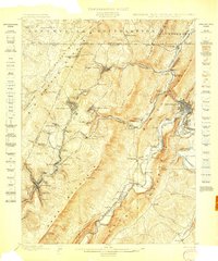 1898 Map of Frostburg