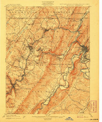 1908 Map of Cumberland, MD