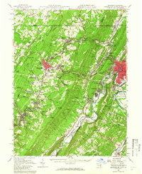 Download a high-resolution, GPS-compatible USGS topo map for Frostburg, MD (1966 edition)