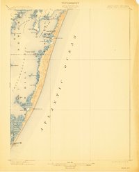 1901 Map of Accomack County, VA, 1912 Print