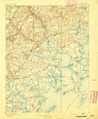 1893 Map of Gunpowder