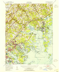 Download a high-resolution, GPS-compatible USGS topo map for Gunpowder, MD (1955 edition)