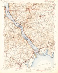 1942 Map of Havre De Grace